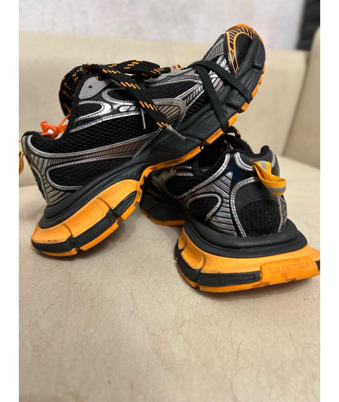 BALENCIAGA Оранжевое низкие кроссовки / кеды, фото 5