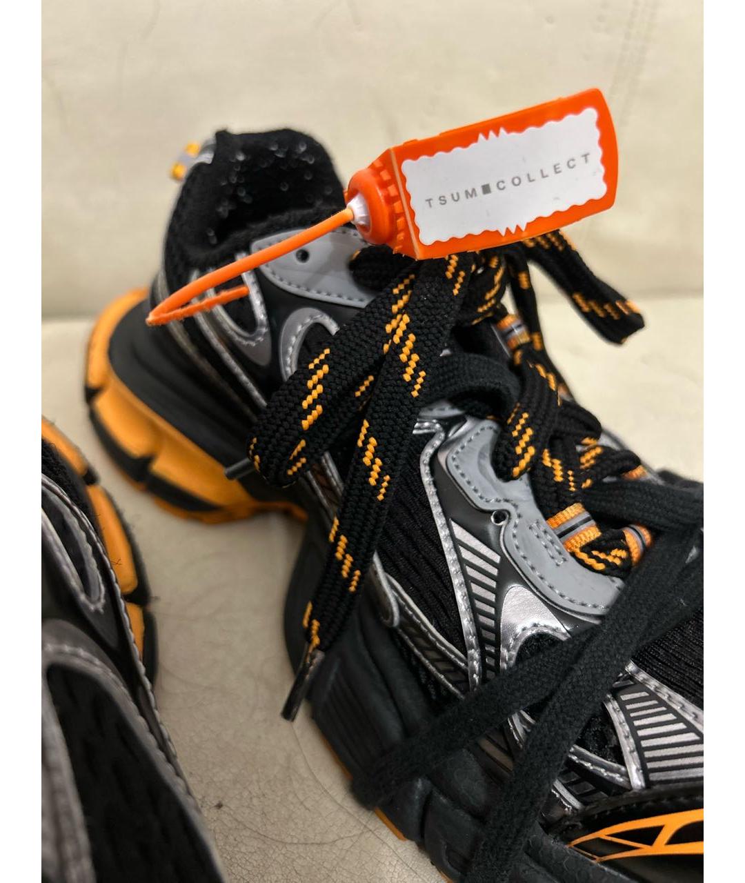 BALENCIAGA Оранжевое низкие кроссовки / кеды, фото 3