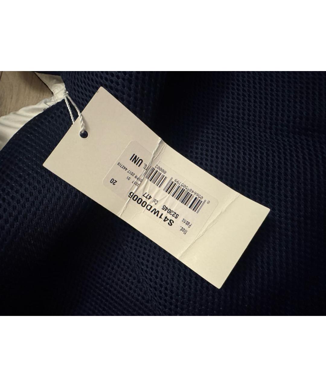 MM6 MAISON MARGIELA Темно-синяя тканевая сумка тоут, фото 6