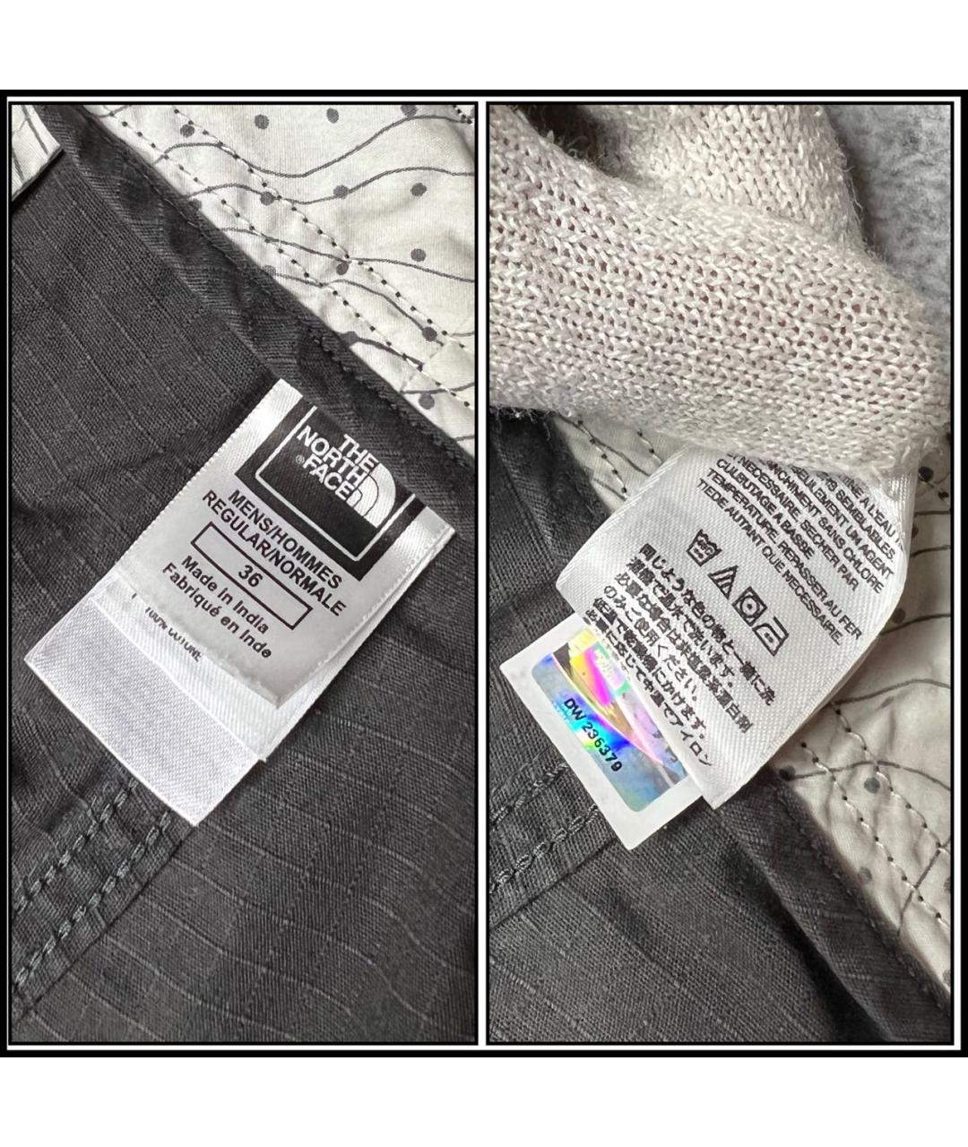 THE NORTH FACE Серые хлопковые шорты, фото 8