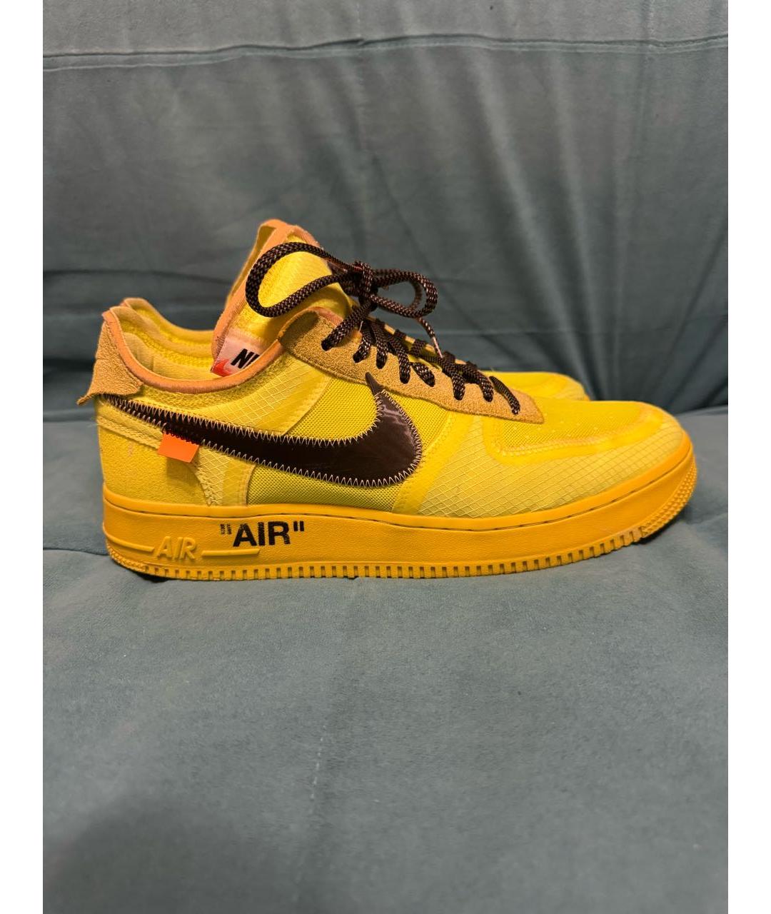 NIKE X OFF-WHITE Текстильные низкие кроссовки / кеды, фото 6