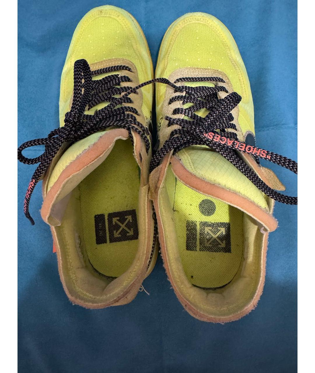 NIKE X OFF-WHITE Текстильные низкие кроссовки / кеды, фото 3