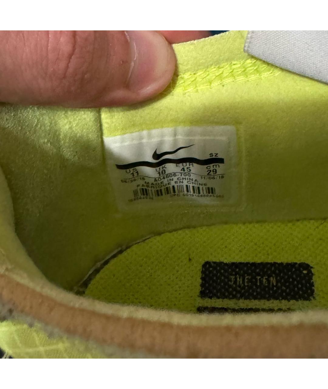 NIKE X OFF-WHITE Текстильные низкие кроссовки / кеды, фото 5