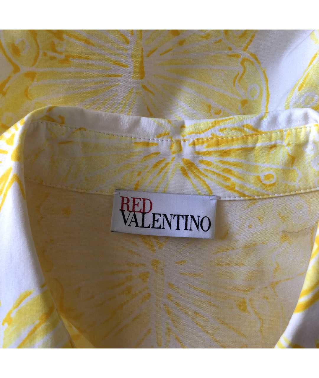 RED VALENTINO Мульти хлопковая рубашка, фото 3