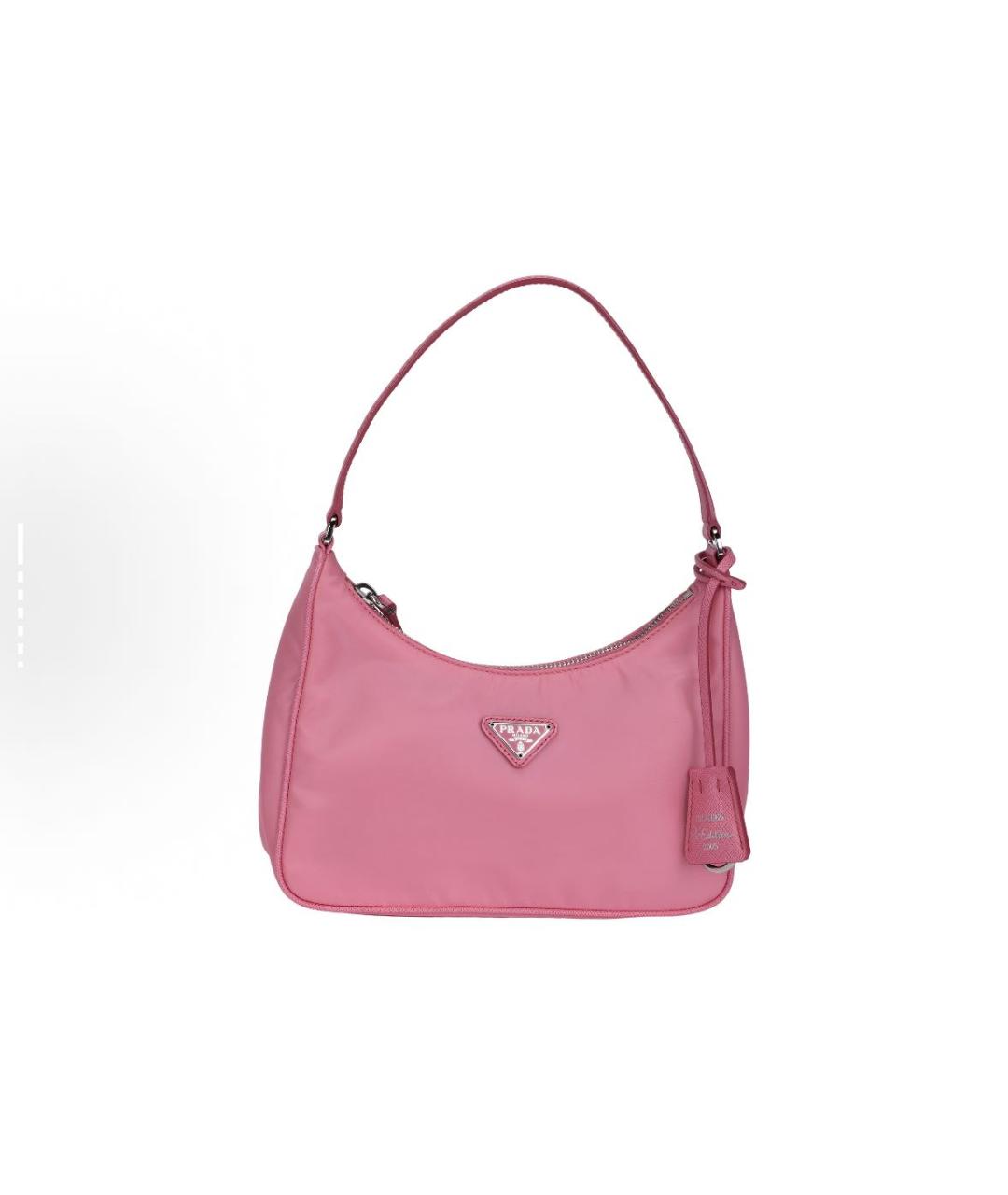 PRADA Розовая сумка с короткими ручками, фото 5