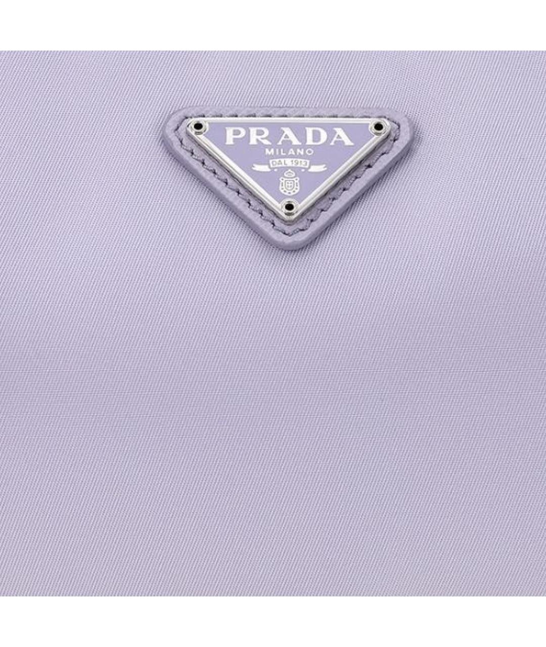 PRADA Фиолетовая сумка с короткими ручками, фото 5