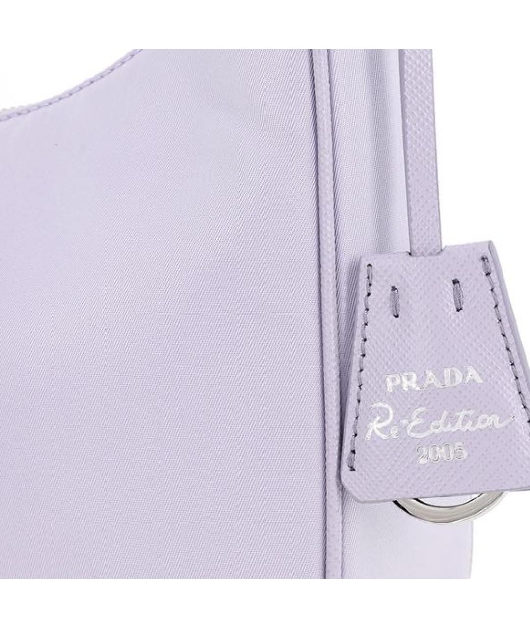 PRADA Фиолетовая сумка с короткими ручками, фото 6
