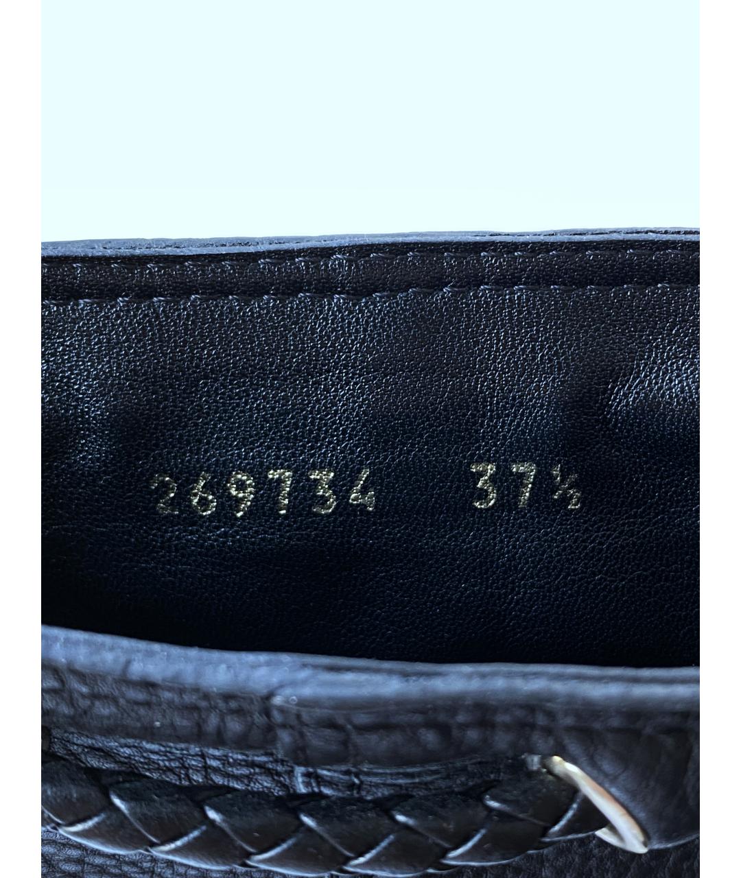 GUCCI Черные кожаные сапоги, фото 8