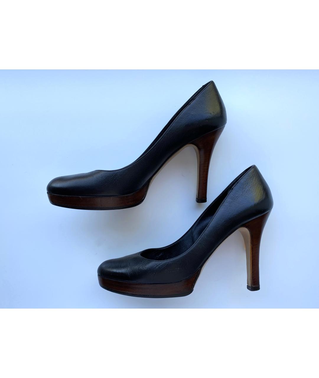 GUCCI Черные кожаные туфли, фото 2