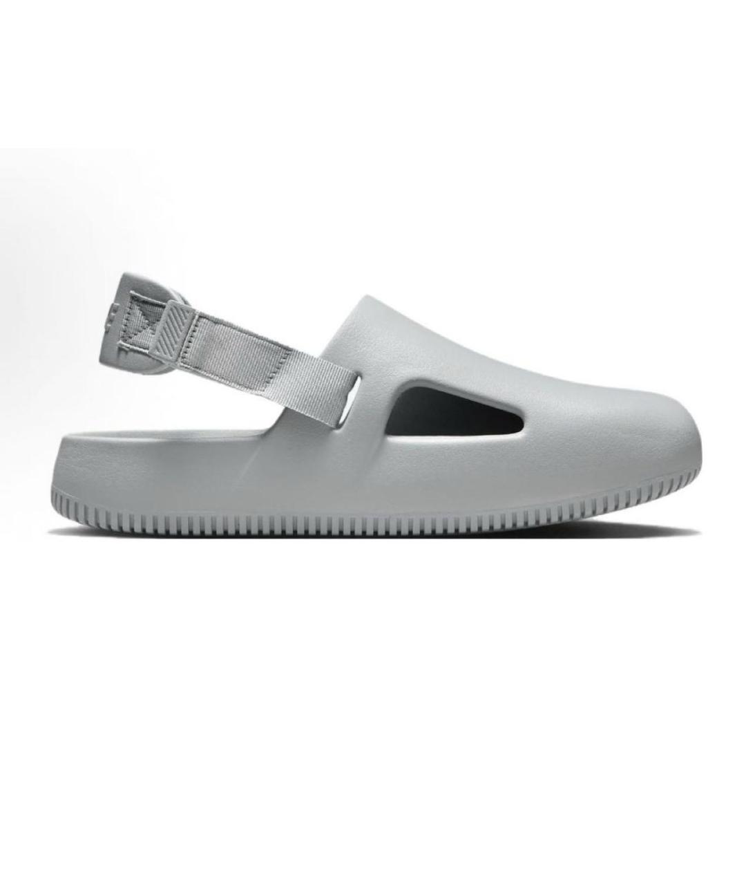 NIKE Серые резиновые сандалии, фото 4