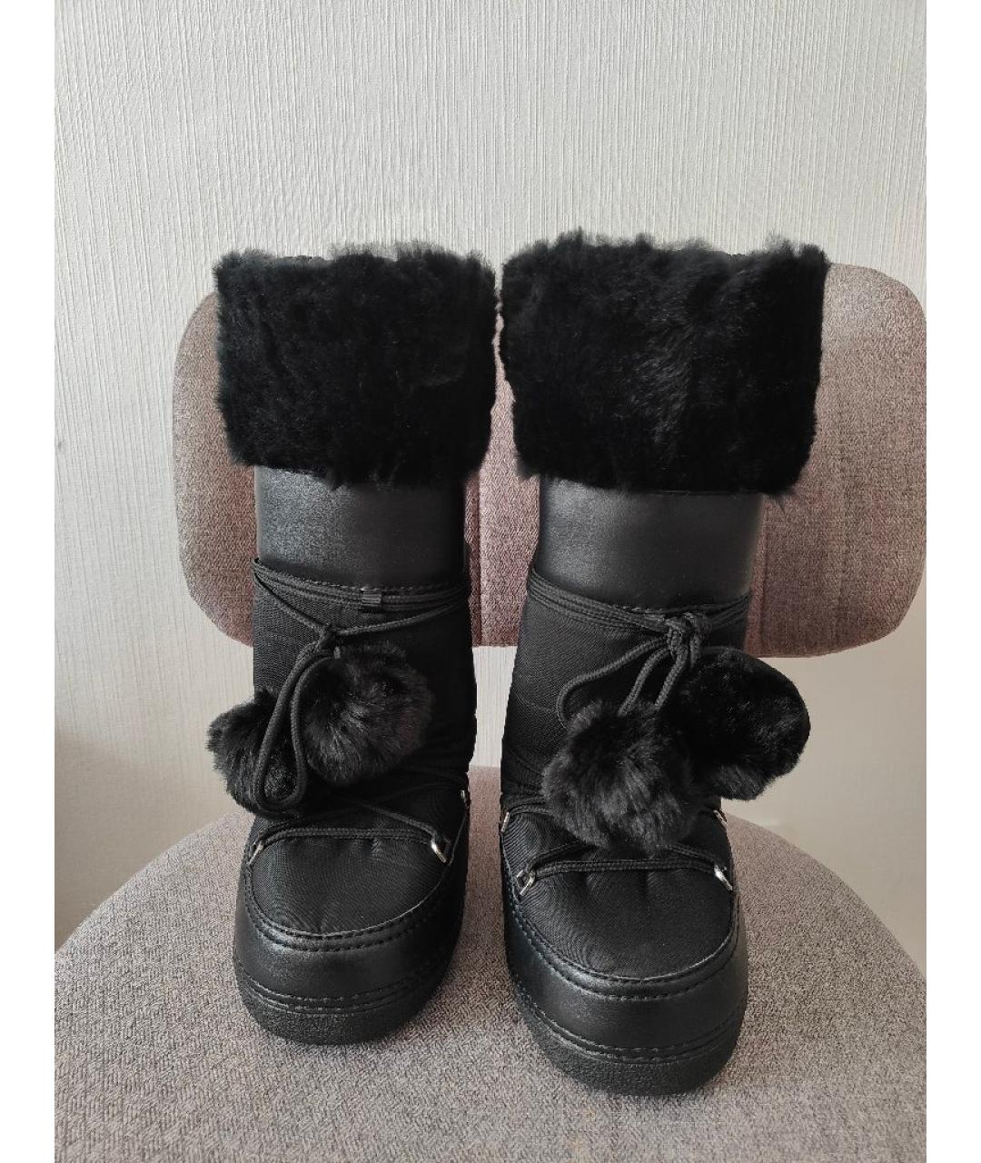 CHRISTIAN DIOR Черные сапоги, фото 3