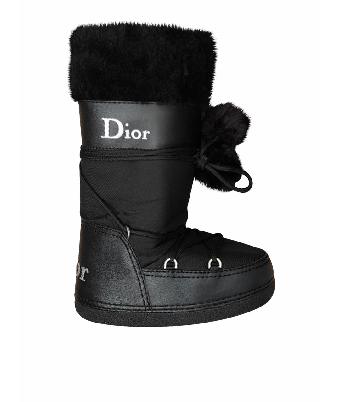 CHRISTIAN DIOR Черные сапоги, фото 1