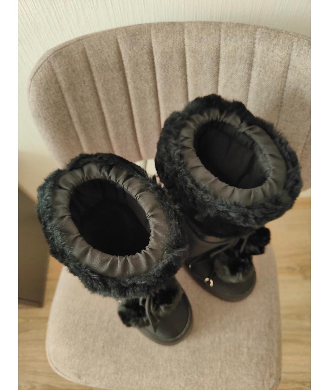 CHRISTIAN DIOR Черные сапоги, фото 8