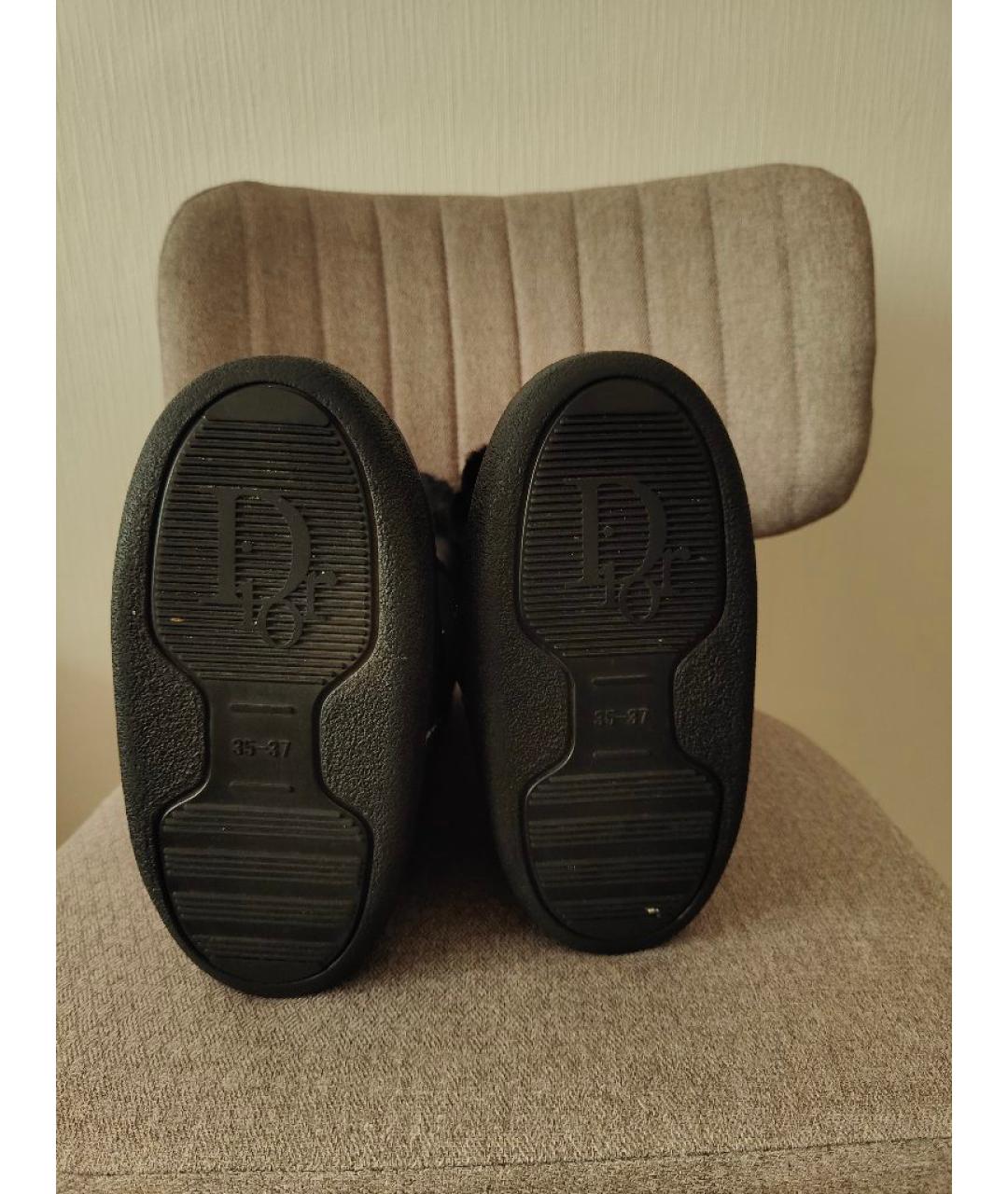 CHRISTIAN DIOR Черные сапоги, фото 9