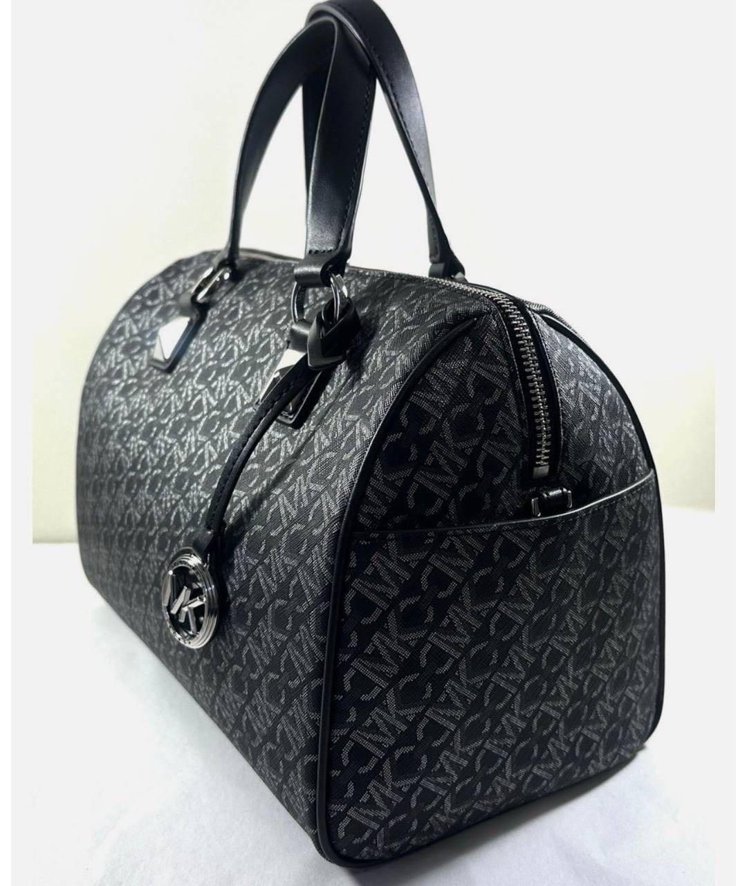 MICHAEL KORS Черная сумка с короткими ручками из искусственной кожи, фото 2