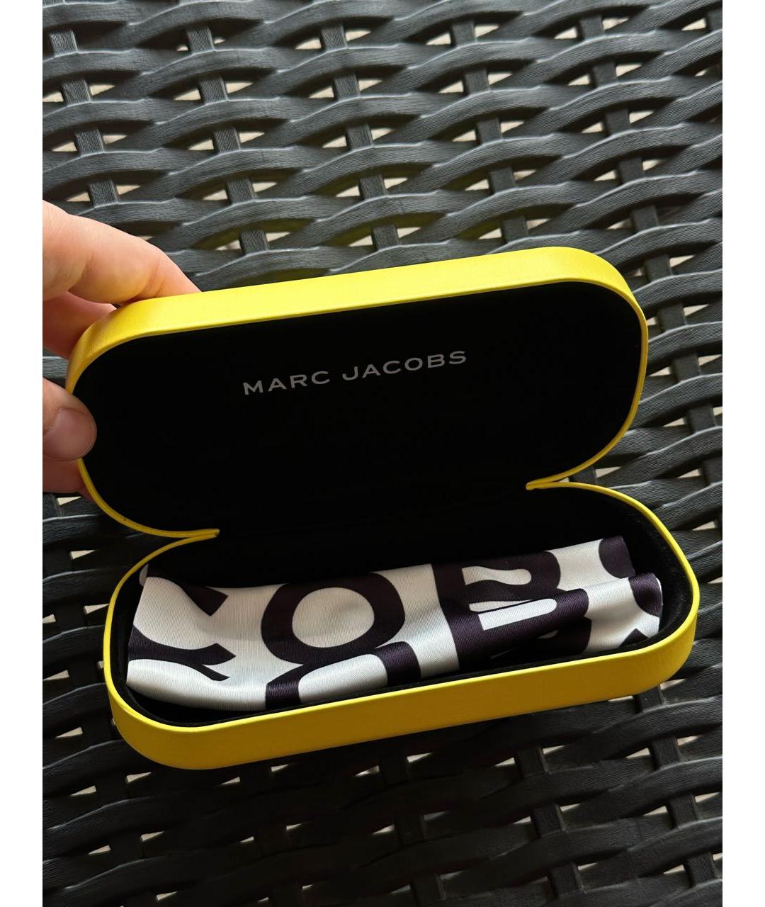 MARC JACOBS Черные пластиковые солнцезащитные очки, фото 6