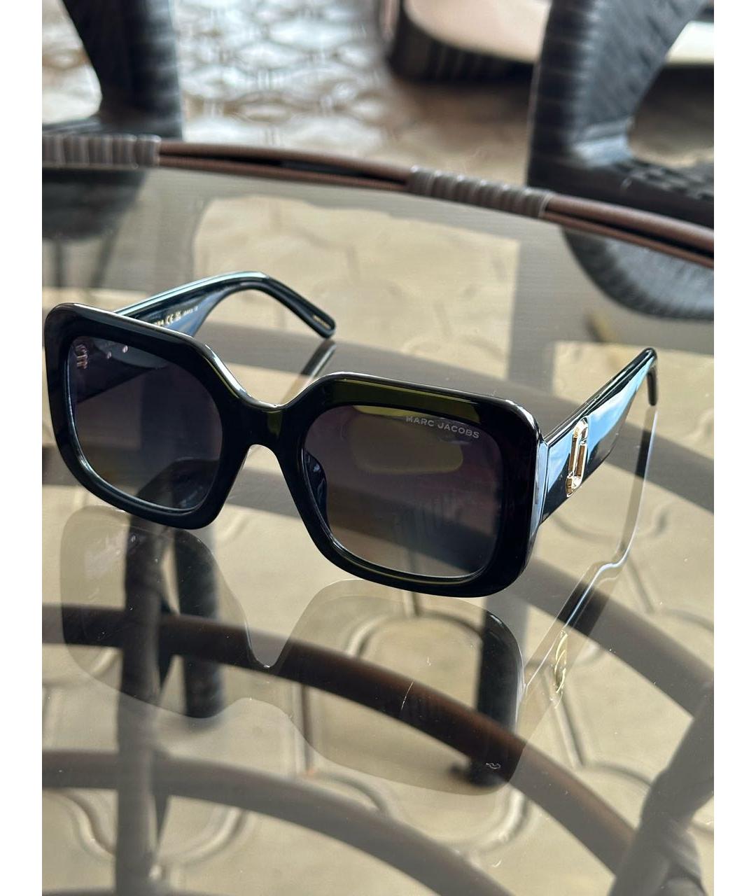 MARC JACOBS Черные пластиковые солнцезащитные очки, фото 2