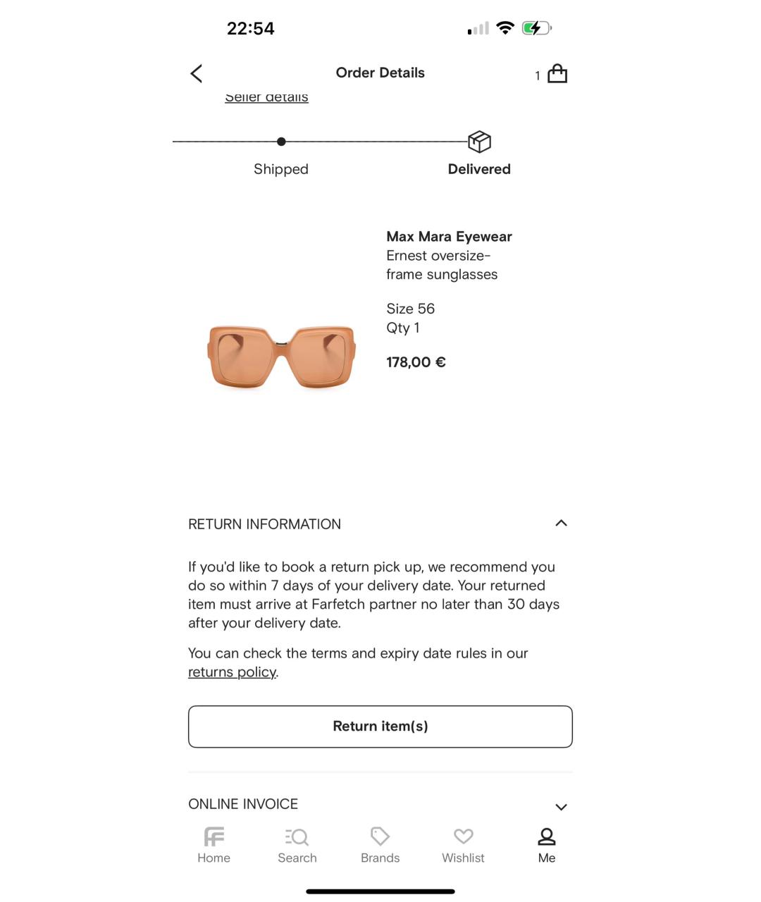 MAX MARA Коричневые пластиковые солнцезащитные очки, фото 2
