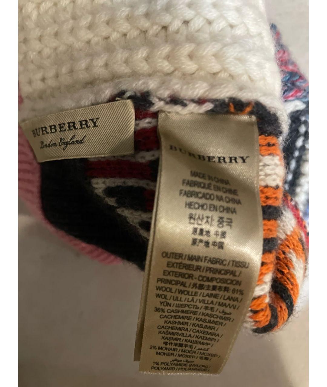 BURBERRY Мульти шерстяная шапка, фото 4