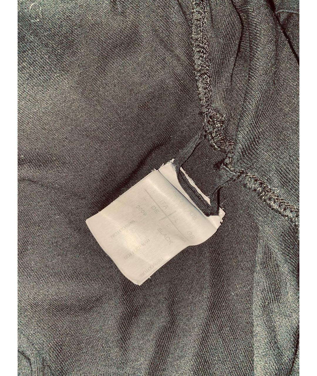 RICK OWENS Черная хлопковая водолазка, фото 4