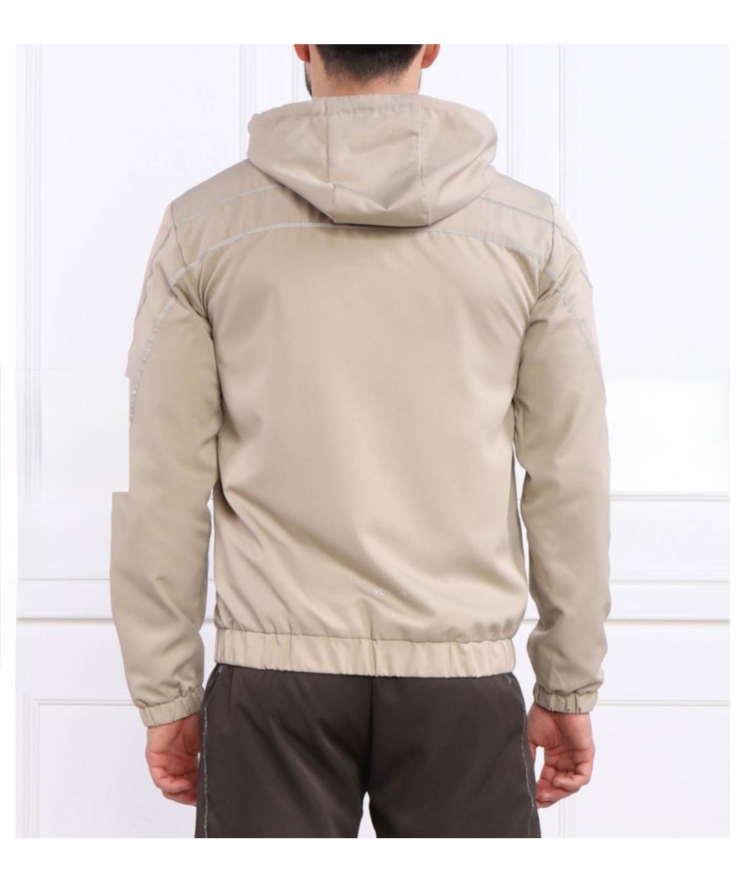 EMPORIO ARMANI Хаки полиэстеровый спортивный костюм, фото 4