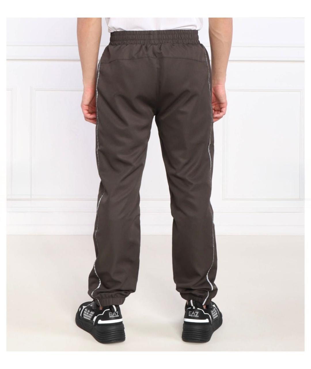 EMPORIO ARMANI Хаки полиэстеровый спортивный костюм, фото 5