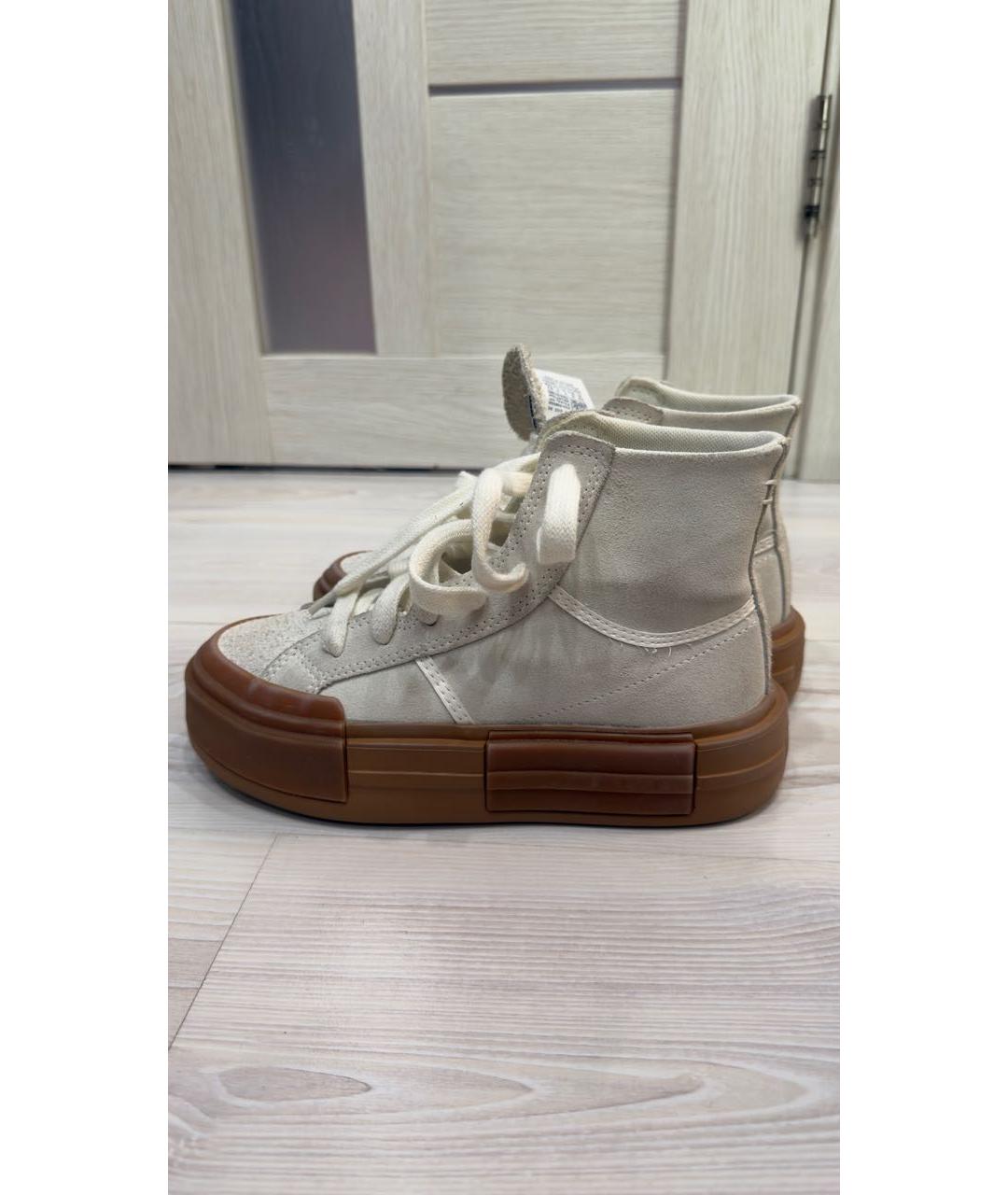 CONVERSE Бежевые замшевые кеды, фото 8