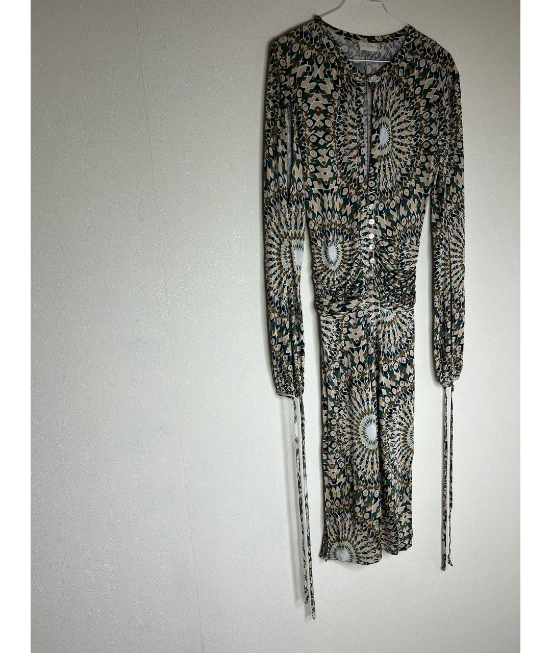VALENTINO Мульти вискозное коктейльное платье, фото 2