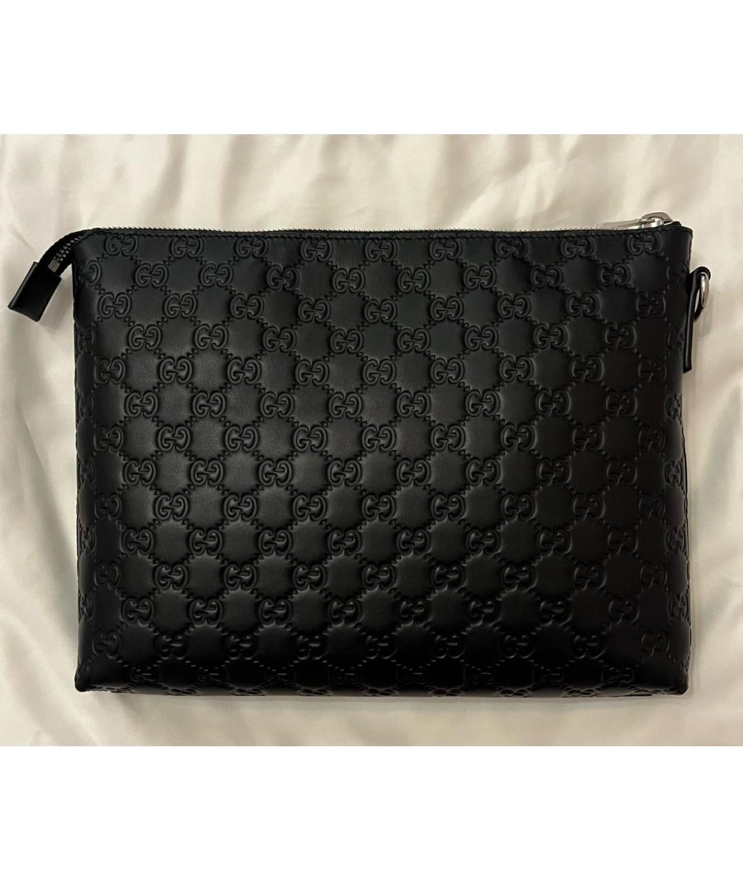 GUCCI Черная кожаная папка для документов, фото 3