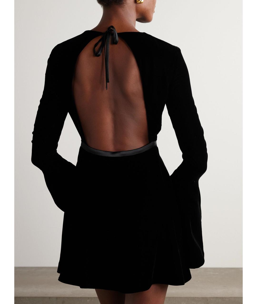 SAINT LAURENT Черное коктейльное платье, фото 5