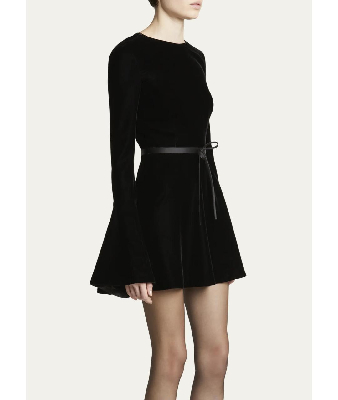 SAINT LAURENT Черное коктейльное платье, фото 9