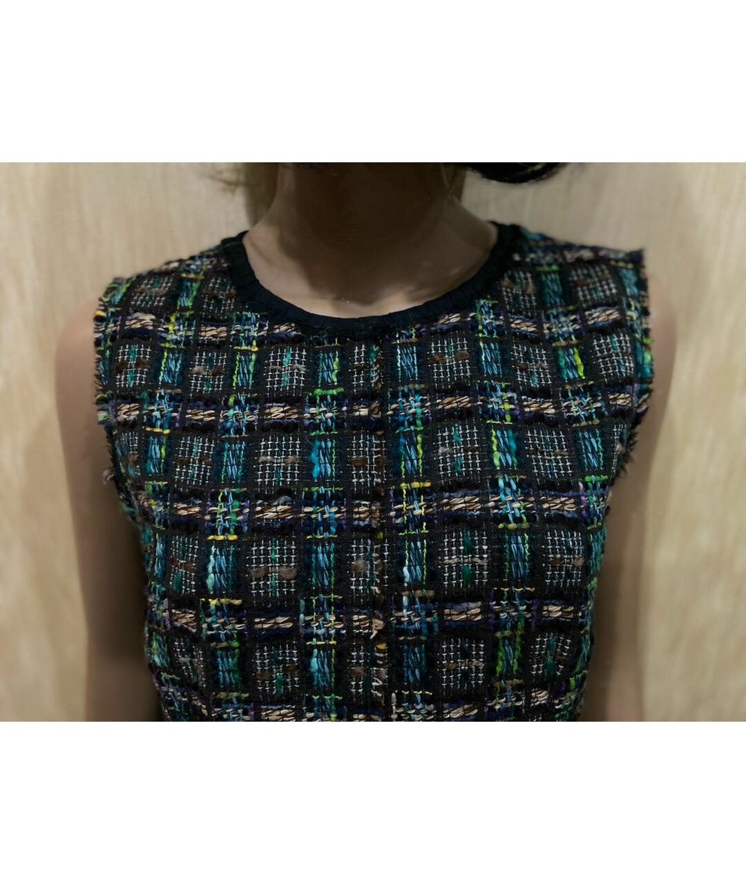 DOLCE&GABBANA Зеленые шерстяное повседневное платье, фото 7