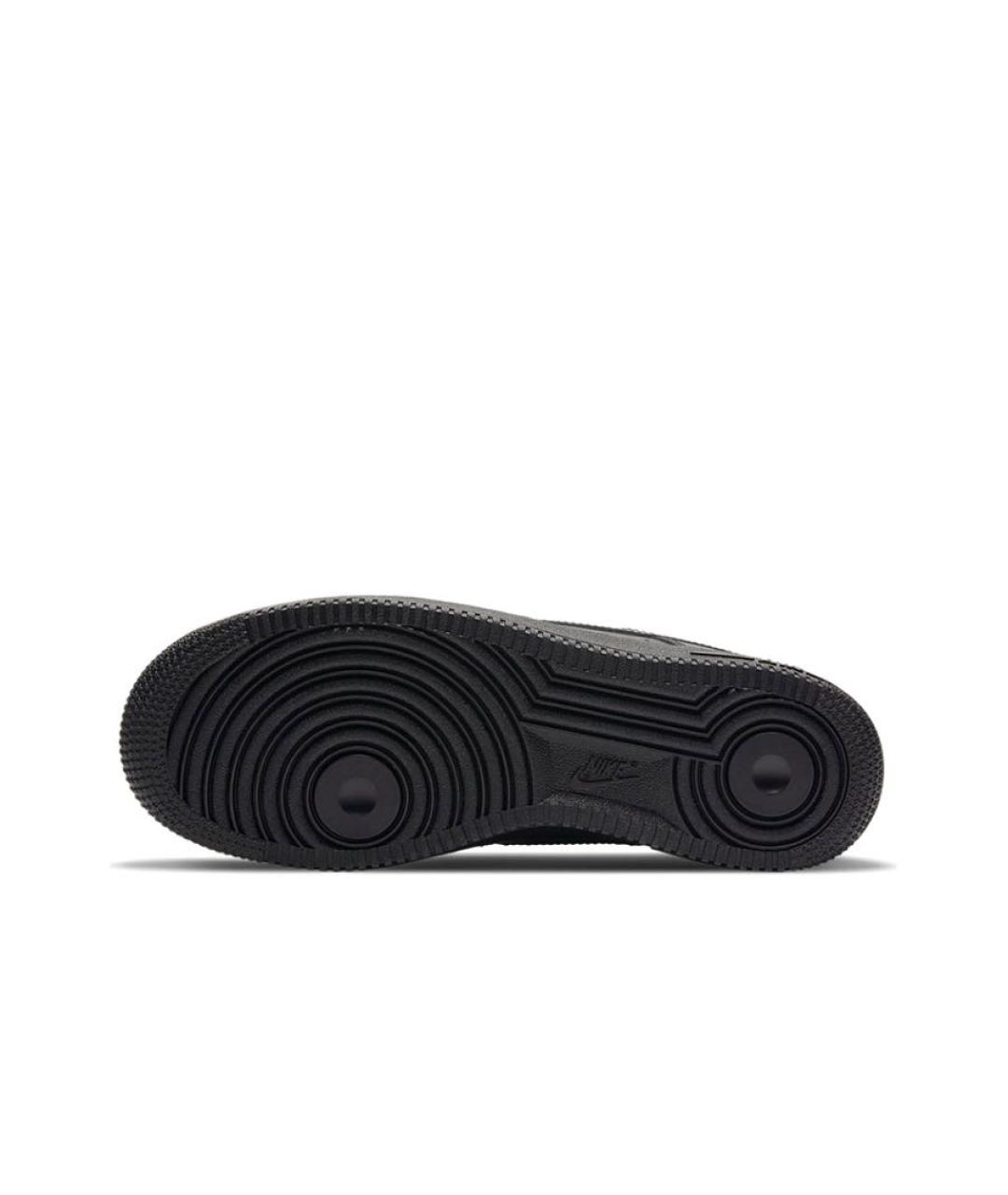 NIKE Черные кожаные кроссовки, фото 5