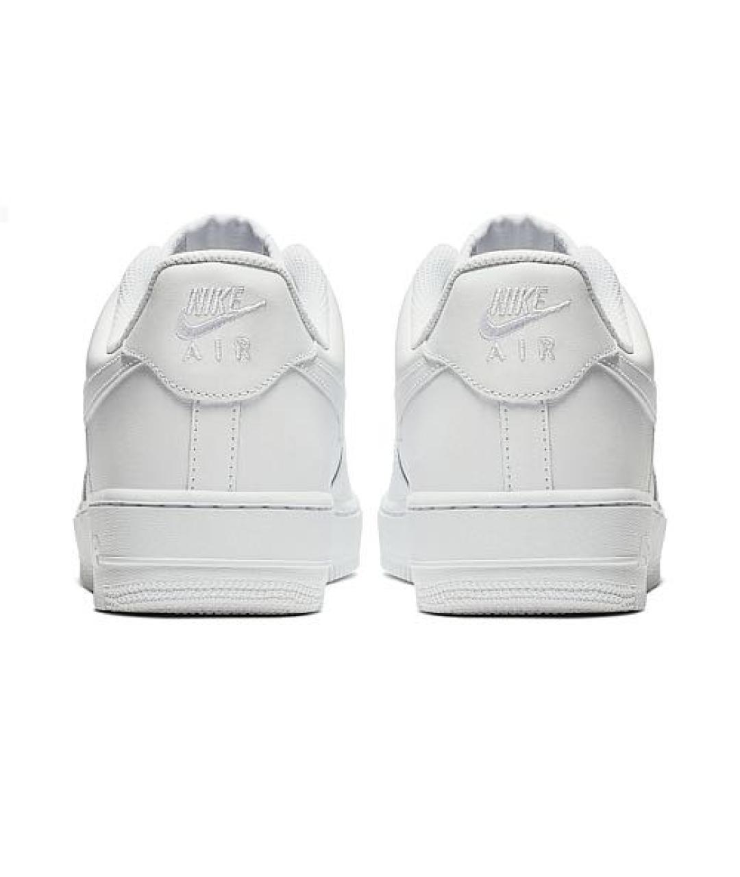 NIKE Белые кожаные низкие кроссовки / кеды, фото 4