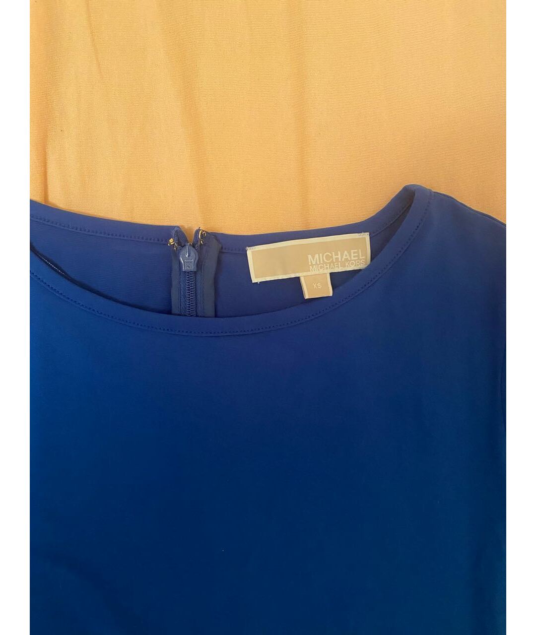 MICHAEL MICHAEL KORS Синее полиэстеровое платье, фото 3