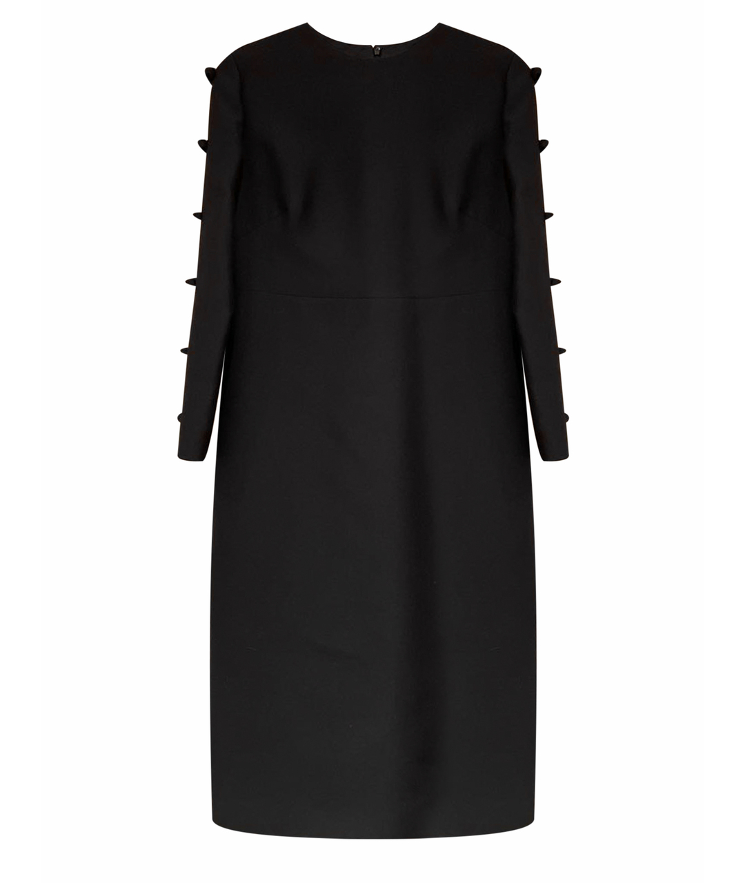 VALENTINO Черное шерстяное вечернее платье, фото 1