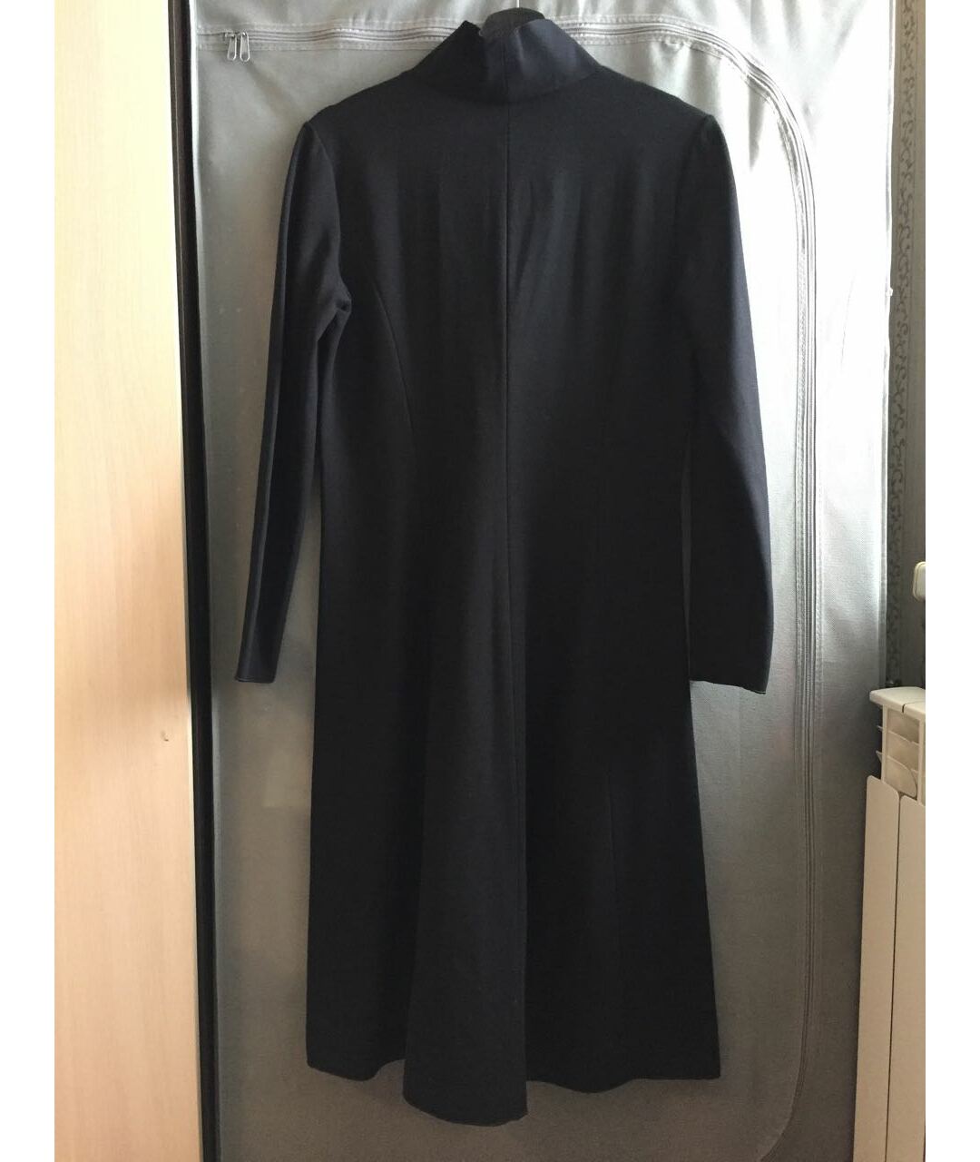 ARMANI COLLEZIONI Черное вискозное повседневное платье, фото 3