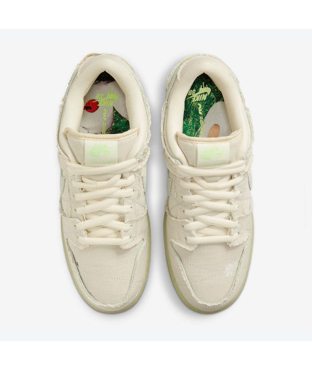 NIKE Бежевые текстильные низкие кроссовки / кеды, фото 3