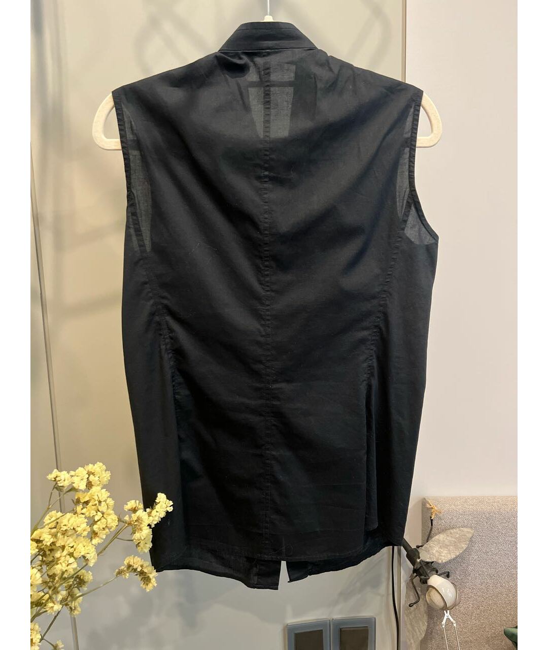 SAINT LAURENT Черная хлопковая рубашка, фото 2