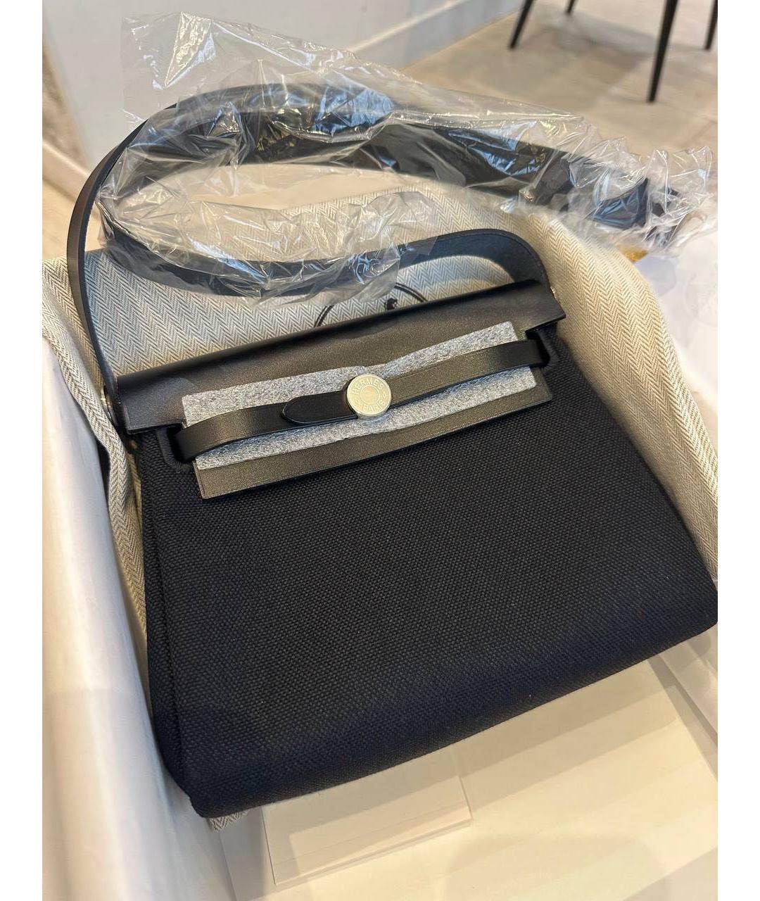 HERMES Черная сумка через плечо, фото 3