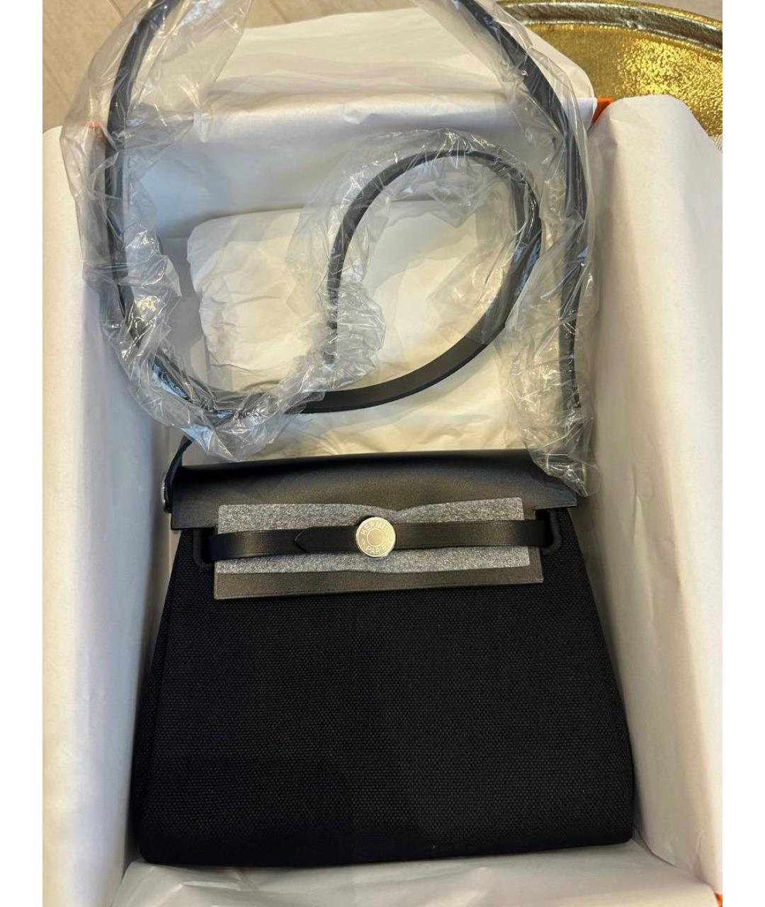 HERMES Черная сумка через плечо, фото 4