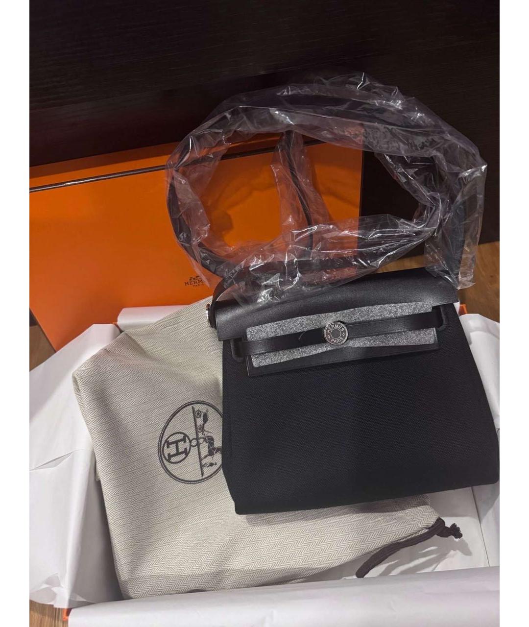 HERMES Черная сумка через плечо, фото 2