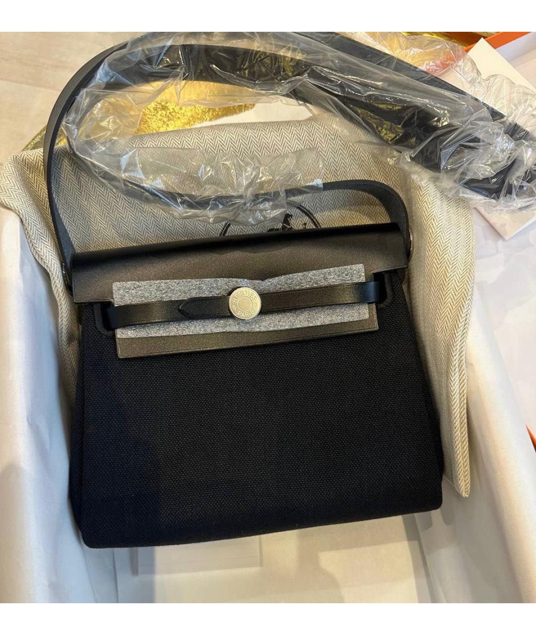 HERMES Черная сумка через плечо, фото 7