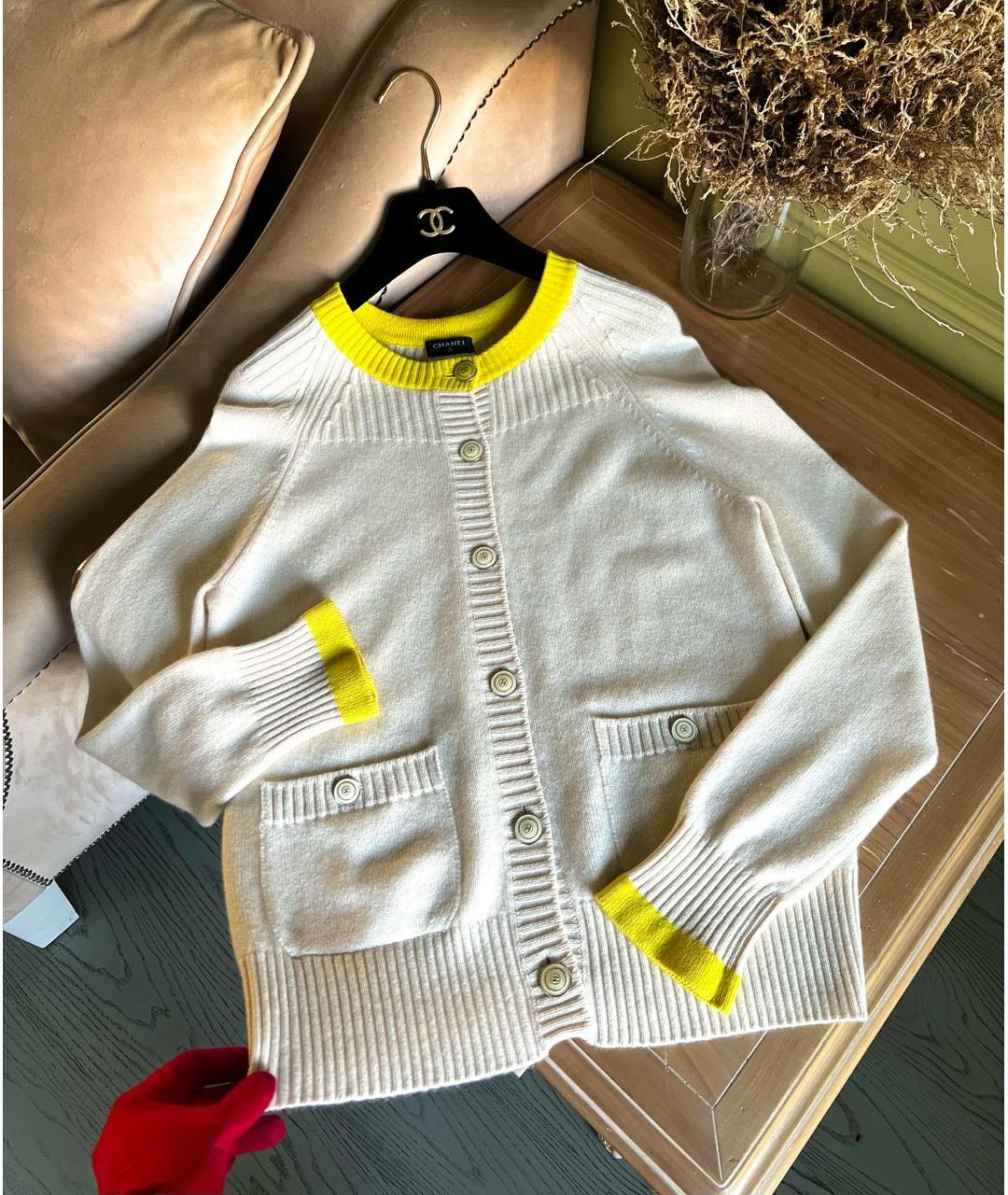 CHANEL Мульти кашемировый кардиган, фото 3