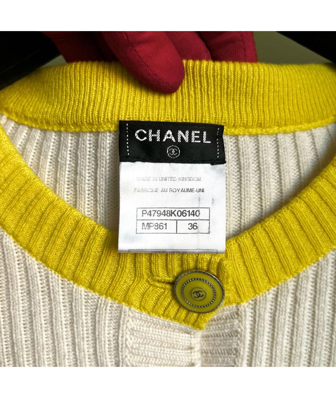 CHANEL Мульти кашемировый кардиган, фото 7