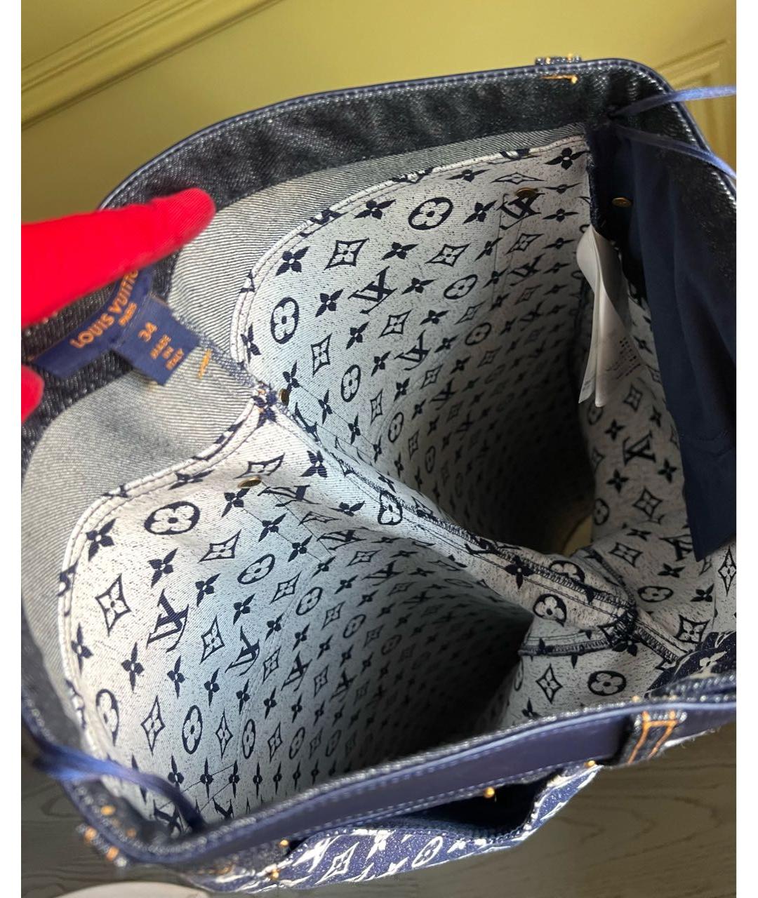 LOUIS VUITTON Мульти джинсы клеш, фото 7