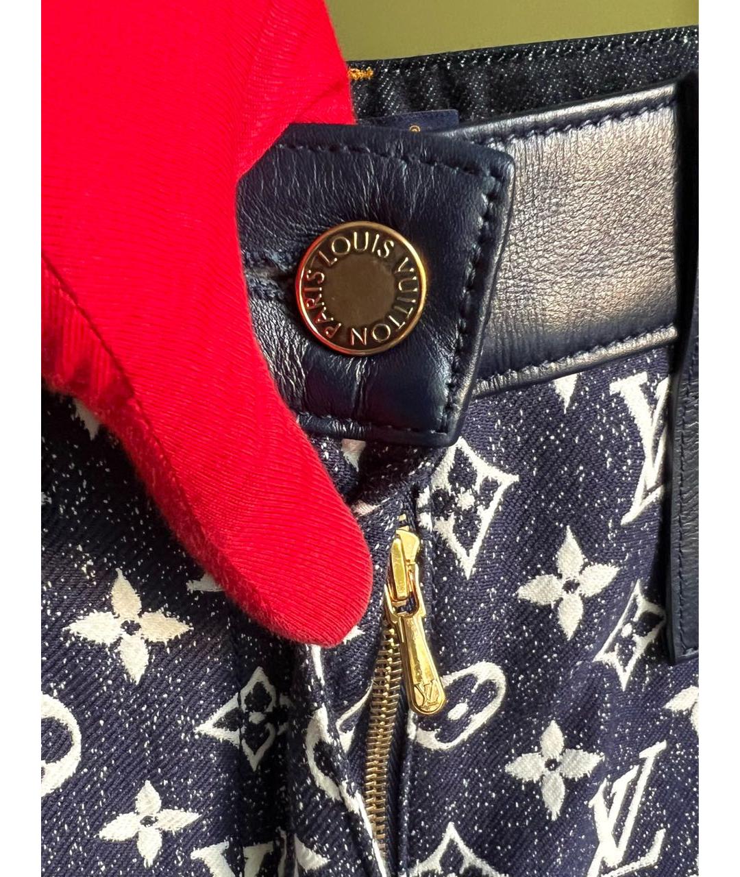 LOUIS VUITTON Мульти джинсы клеш, фото 5