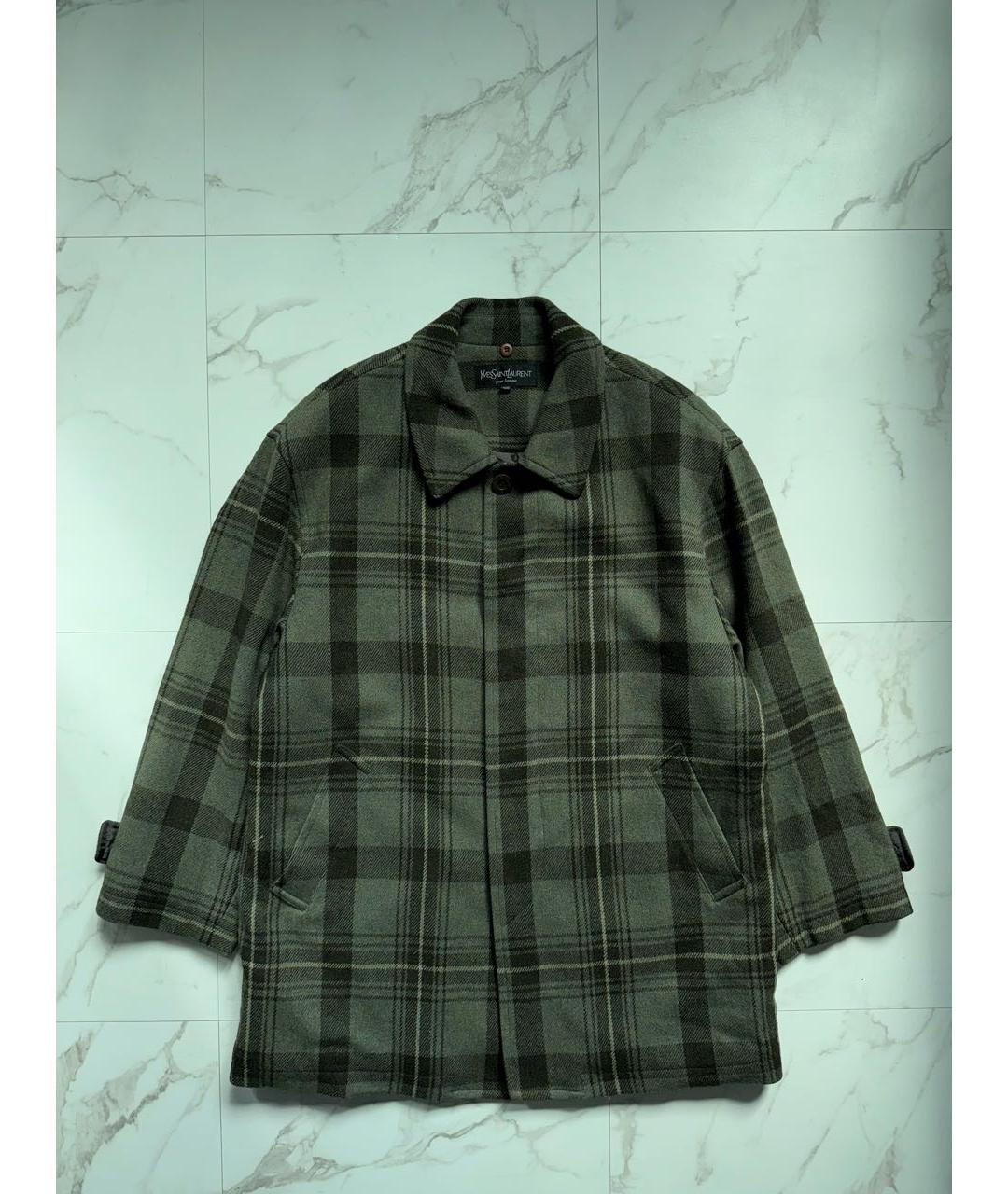SAINT LAURENT Шерстяное пальто, фото 9