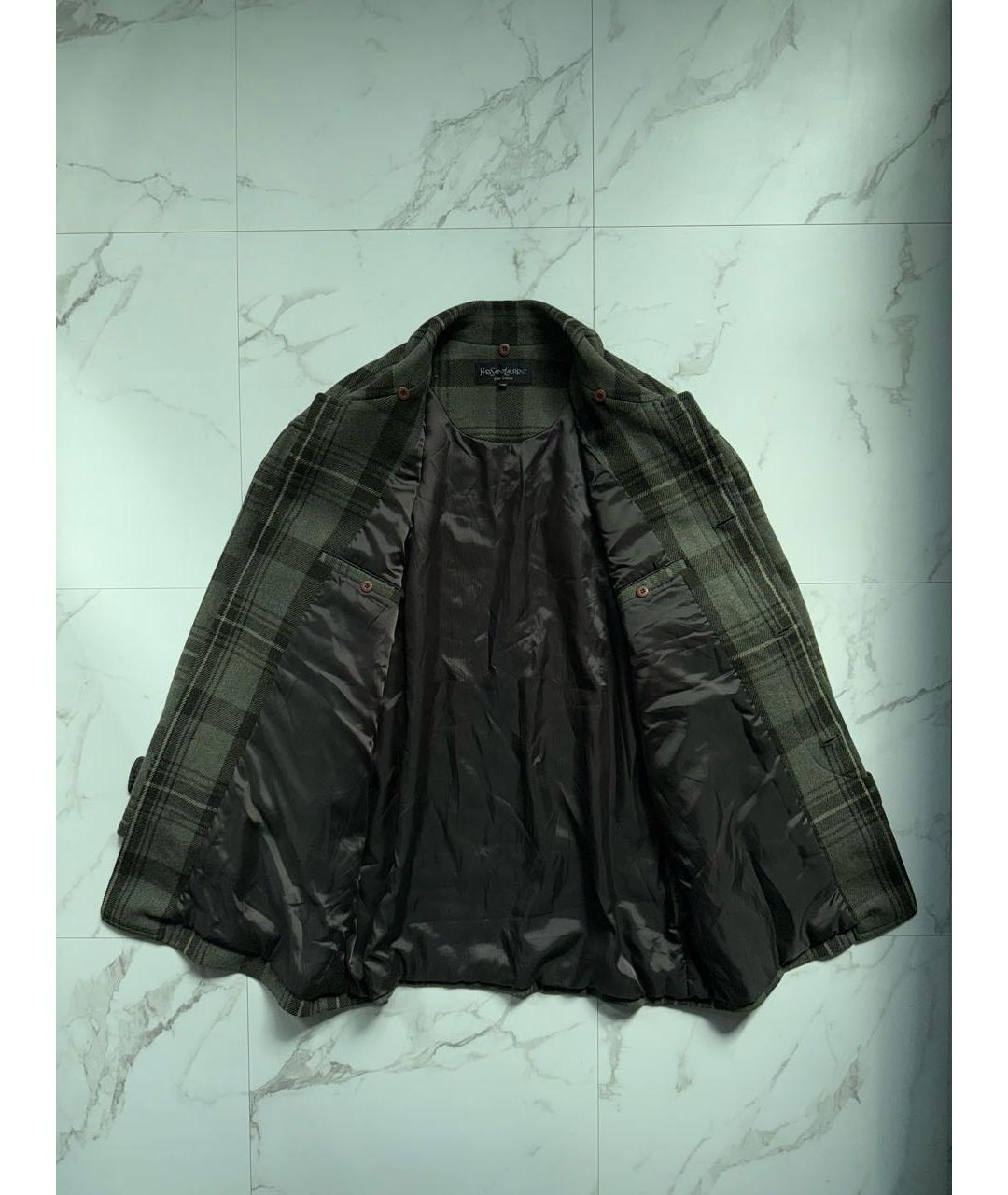 SAINT LAURENT Шерстяное пальто, фото 8