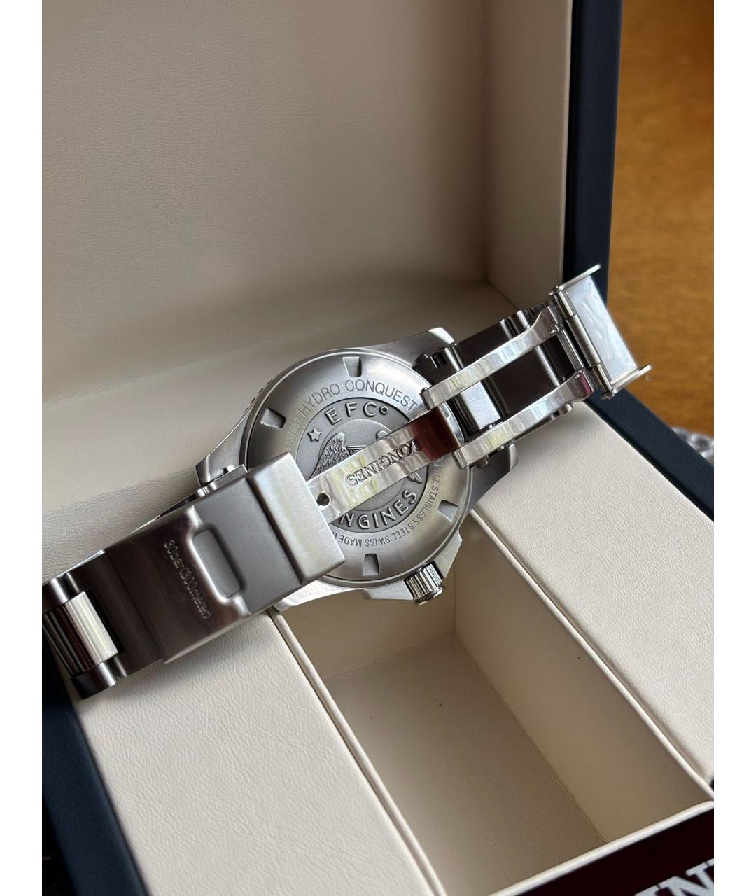 LONGINES Серебряные стальные часы, фото 7